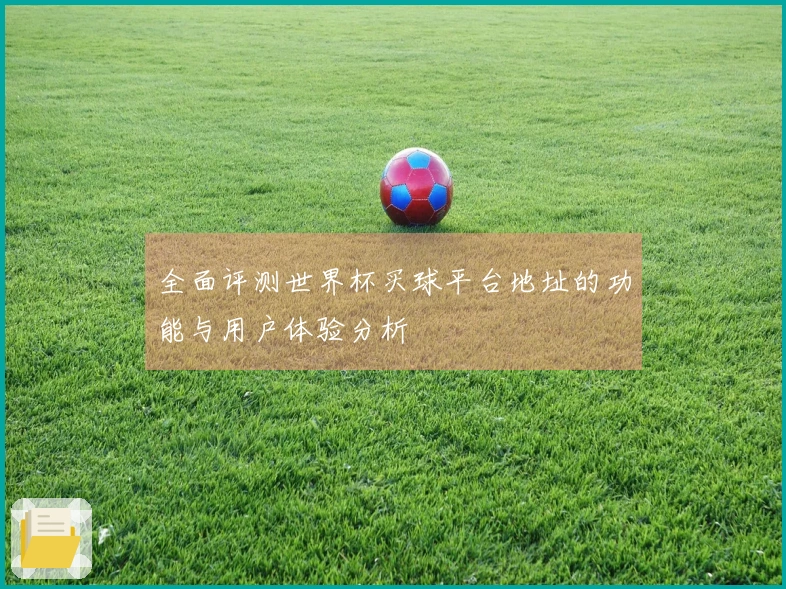 全面评测世界杯买球平台地址的功能与用户体验分析