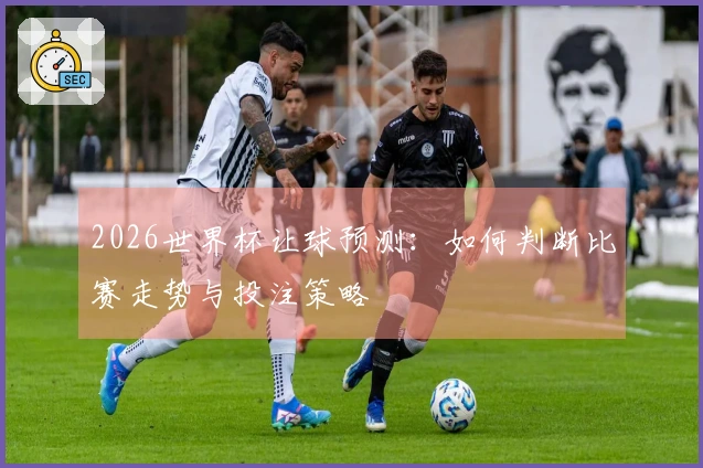 2026世界杯让球预测：如何判断比赛走势与投注策略