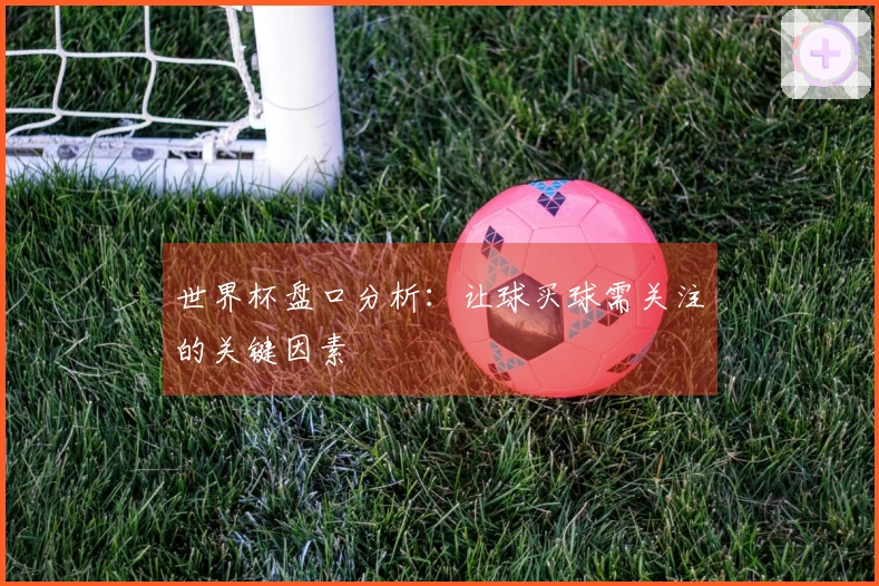 世界杯盘口分析：让球买球需关注的关键因素